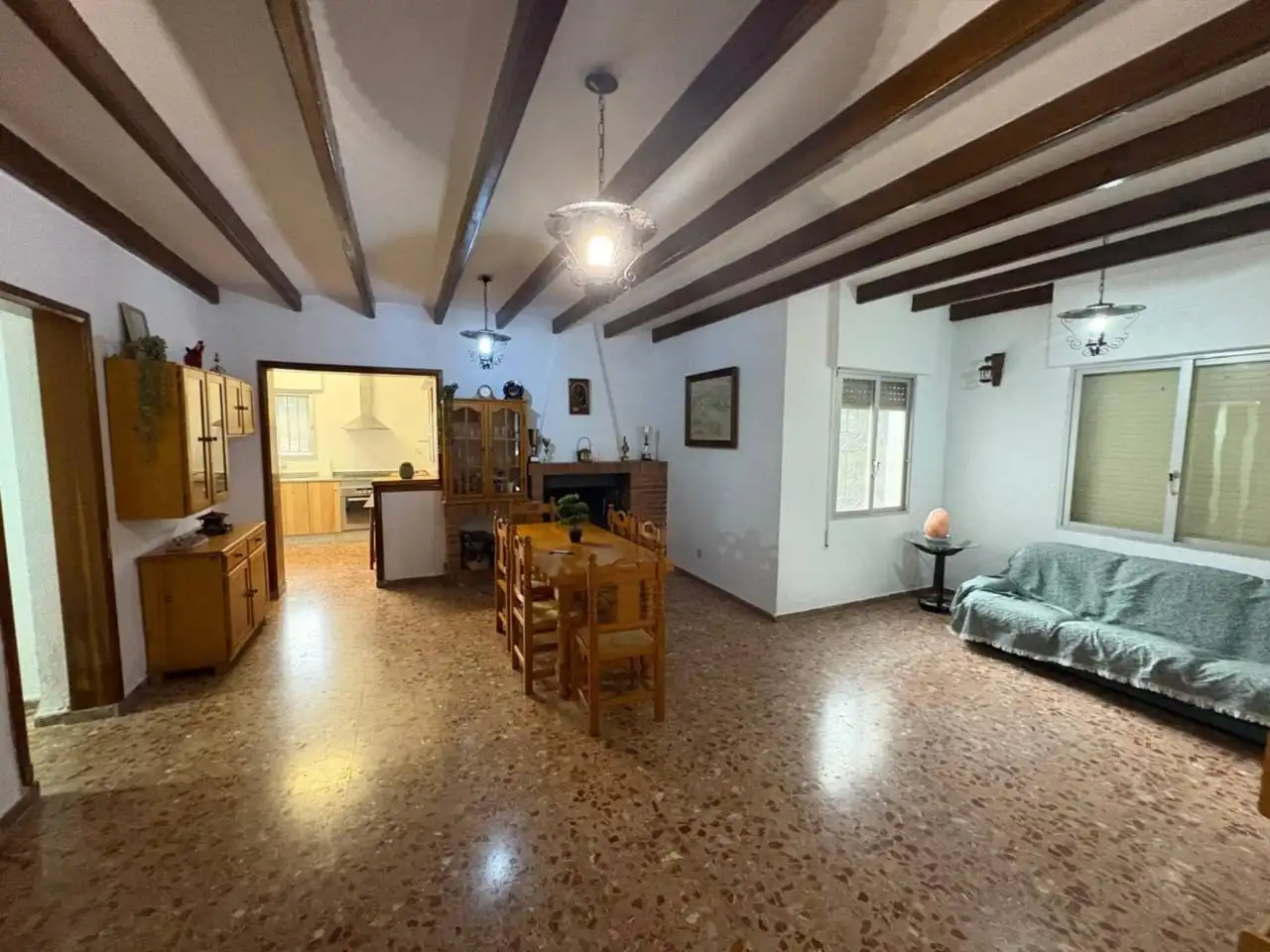 Cocina de Casa o chalet en venta en Ibi con Jardín privado y Piscina