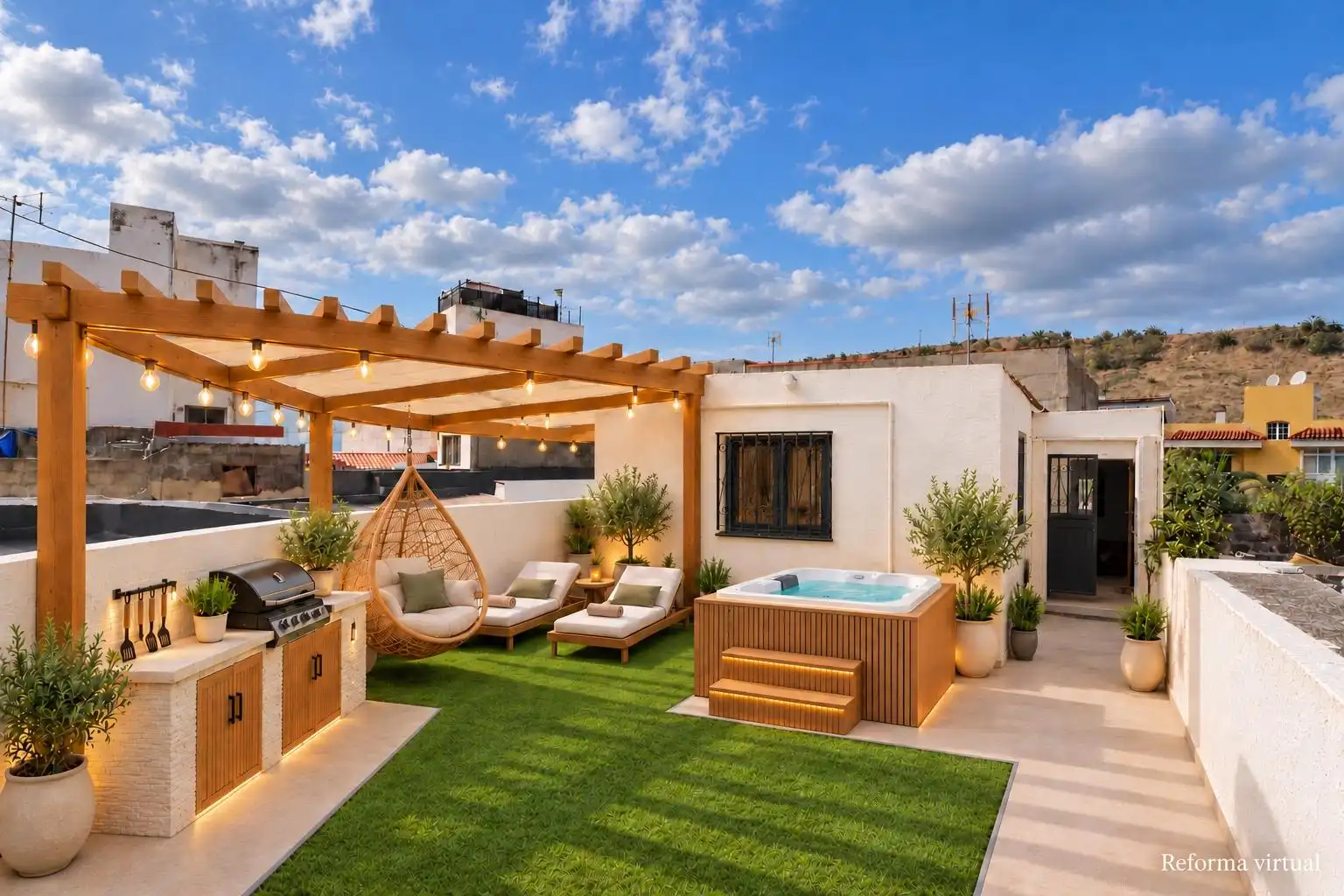 Terrassa de Casa o xalet en venda en Santidad