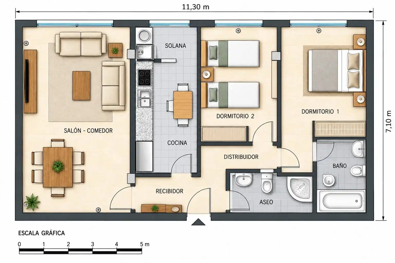 Wohnung mit Aufzug zum Verkauf in Centro, imagen 7