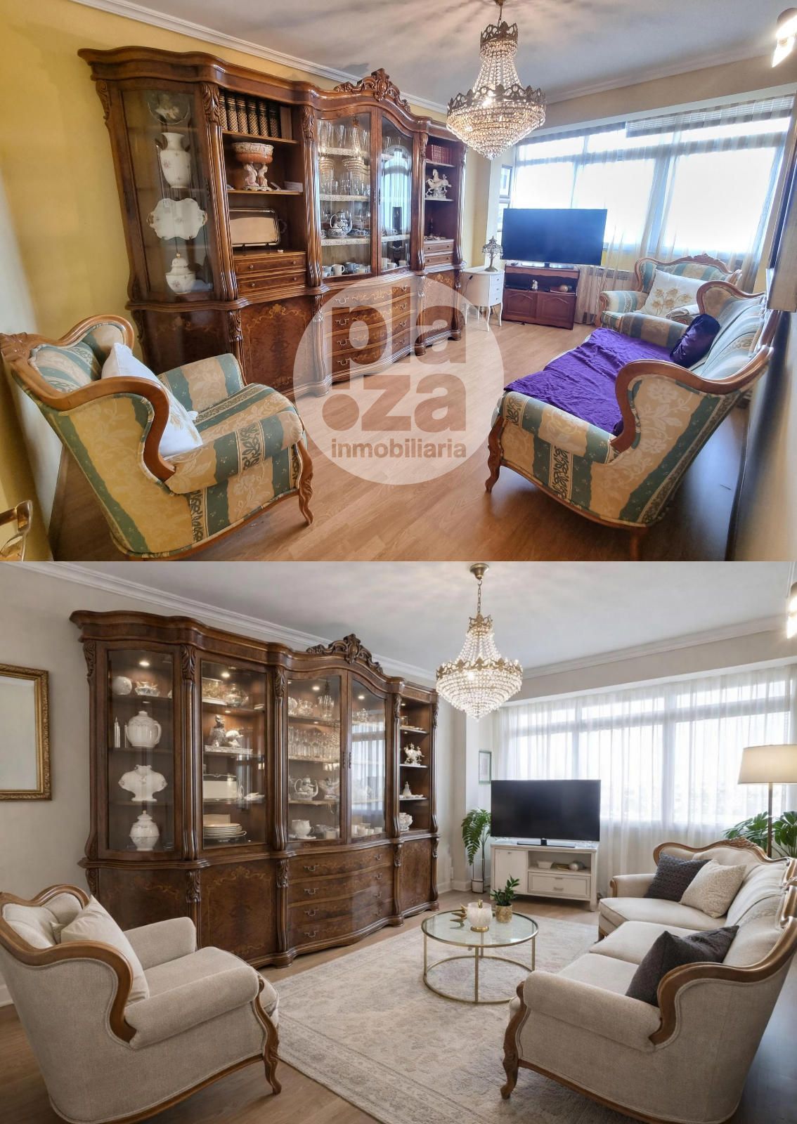 Sala d'estar de Pis en venda en Burgos Capital amb Calefacció