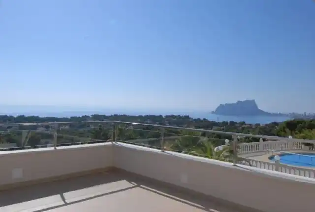 Terraza de Casa o chalet en venta en Moraira con Aire acondicionado, Calefacción y Jardín privado