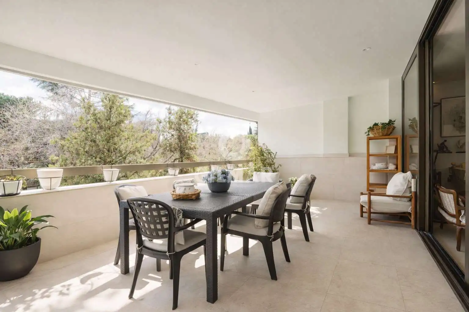 Terrace of Flat for sale in Madrid  with Heating, Private garden and Swimming Pool