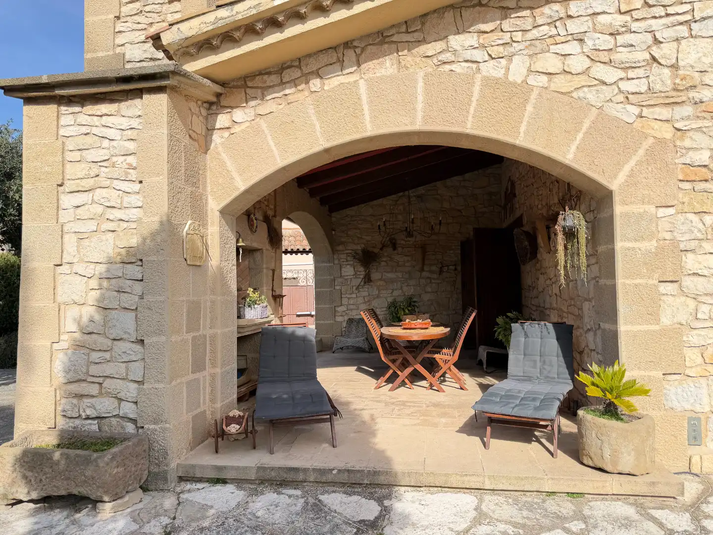 Terraza de Finca rústica en venta en Moià con Calefacción, Jardín privado y Parquet