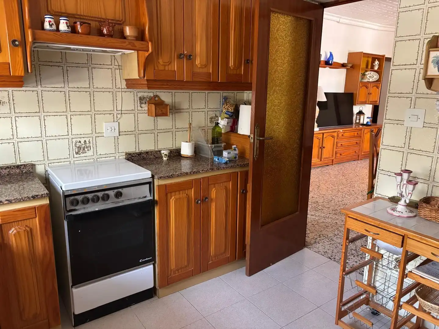 Cuina de Casa o xalet en venda en Elda amb Aire condicionat, Calefacció i Jardí privat