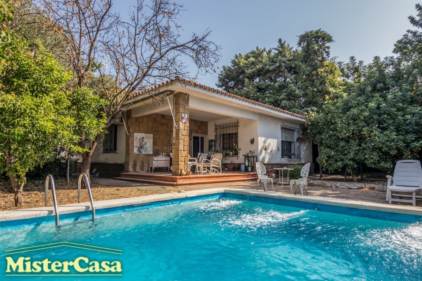 Exterior view of House or chalet for sale in Jerez de la Frontera  with Terrace, Storage room and Swimming Pool