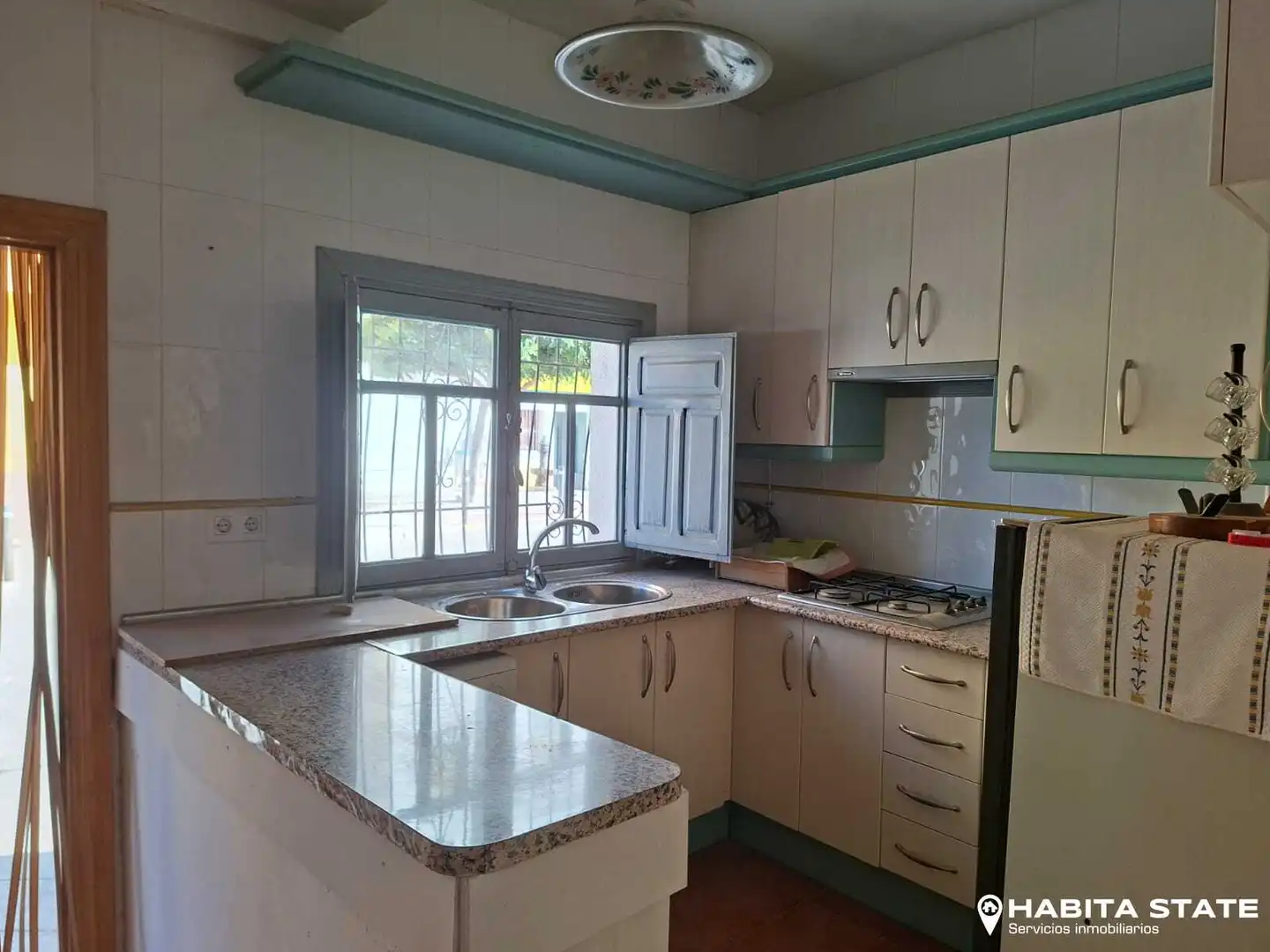 Cocina de Casa adosada en venta en Purchena con Amueblado, Lavadora y Balcón