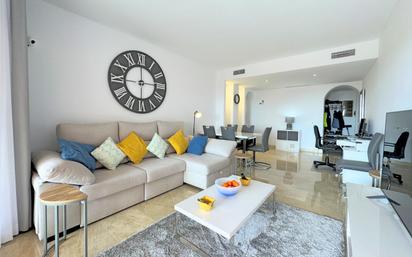 Living room of Apartment for sale in Manilva  with Air Conditioner, Private garden and Terrace