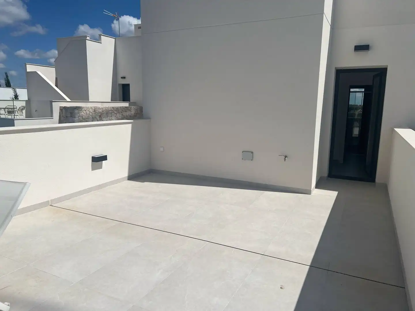Terrace of Detached homes for sale in Pilar de la Horadada  with Air Conditioner, Private garden and Terrace