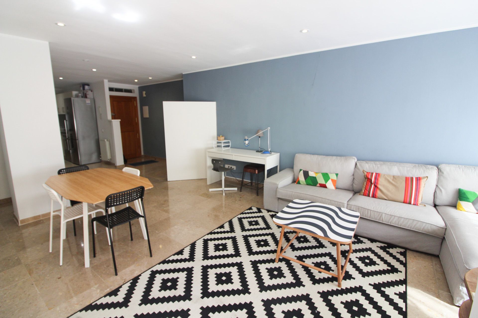 Sala d'estar de Pis de lloguer en  Palma de Mallorca amb Terrassa