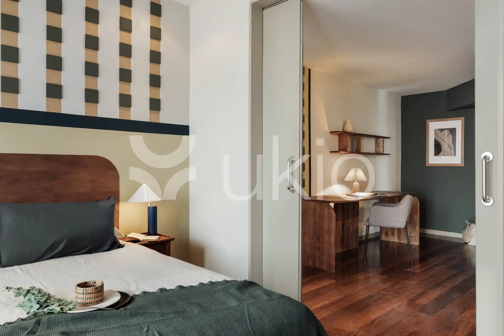 Habitación de Apartamento de alquiler en Barcelona con Aire acondicionado, Calefacción y Terraza