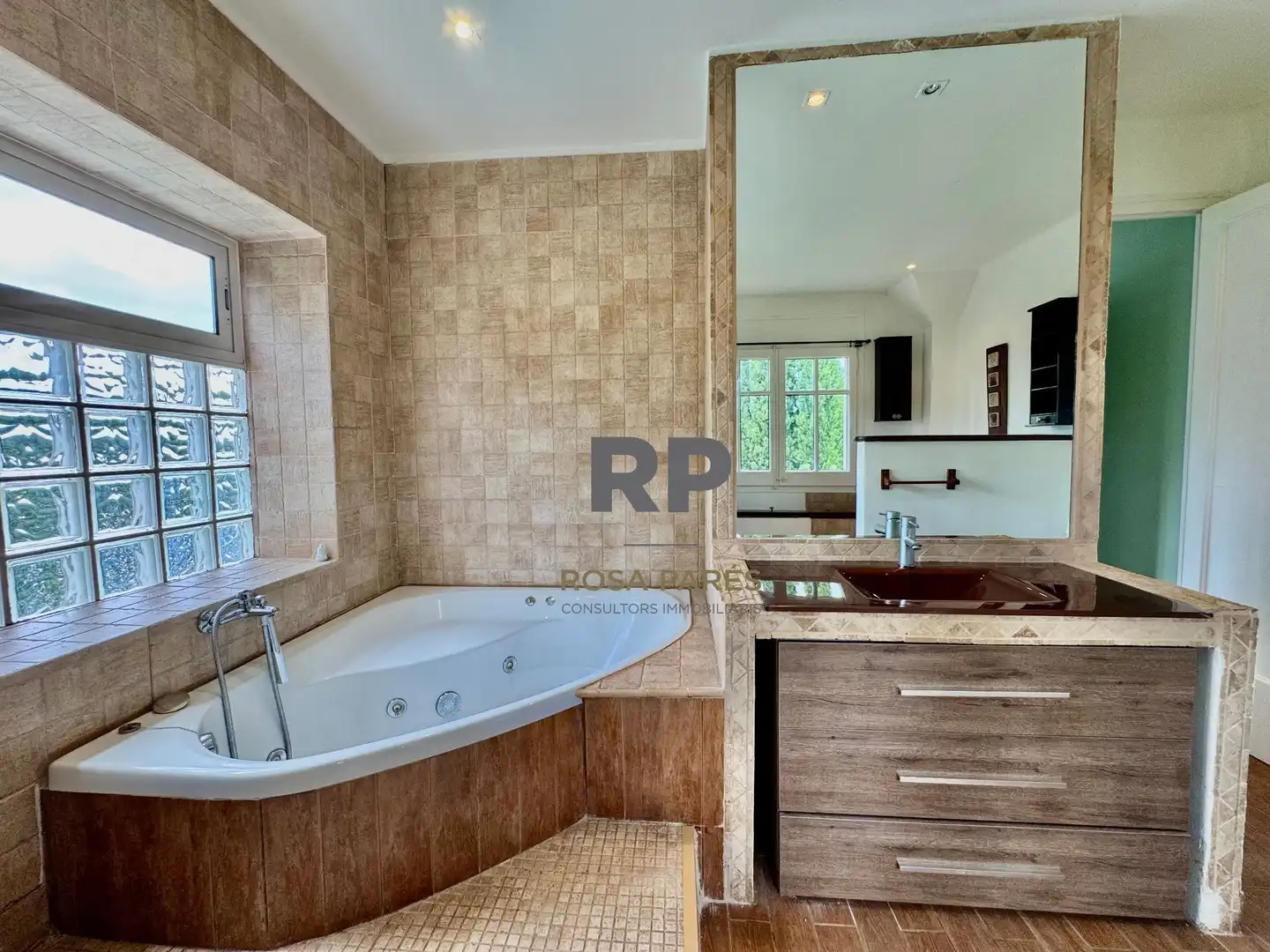 Bathroom of Houses for sale in Sant Martí de Centelles  with Heating, Private garden and Terrace