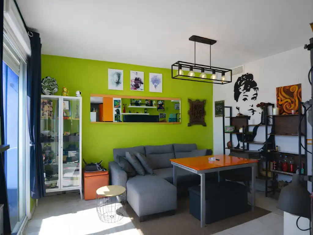 Living room of Flat for sale in Mijas  with Air Conditioner, Terrace and Furnished