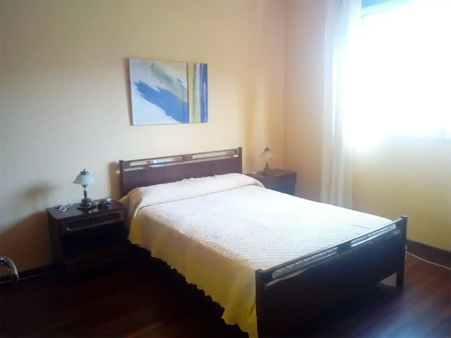 Bedroom of Houses for rent in Marín  with Private garden, Parquet flooring and Furnished