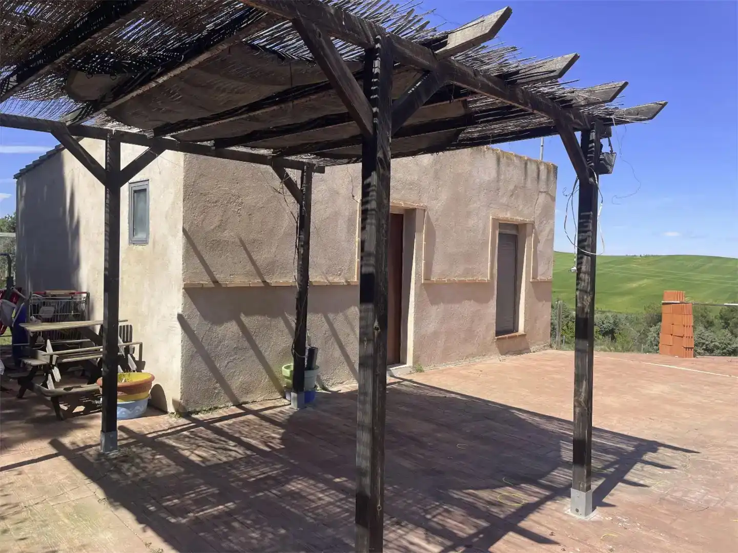 Vista exterior de Pis en venda en Albarreal de Tajo amb Piscina