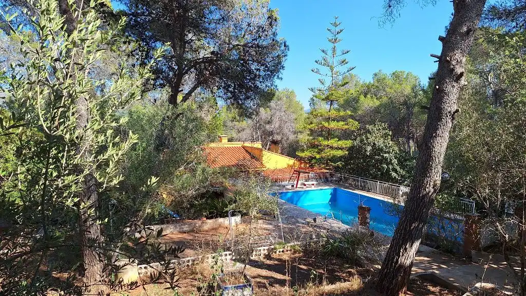 Piscina de Casa o xalet en venda en Rafelguaraf amb Jardí privat, Terrassa i Traster