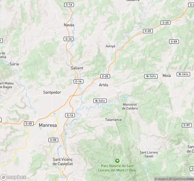 Vista exterior de Piso en venta en Artés