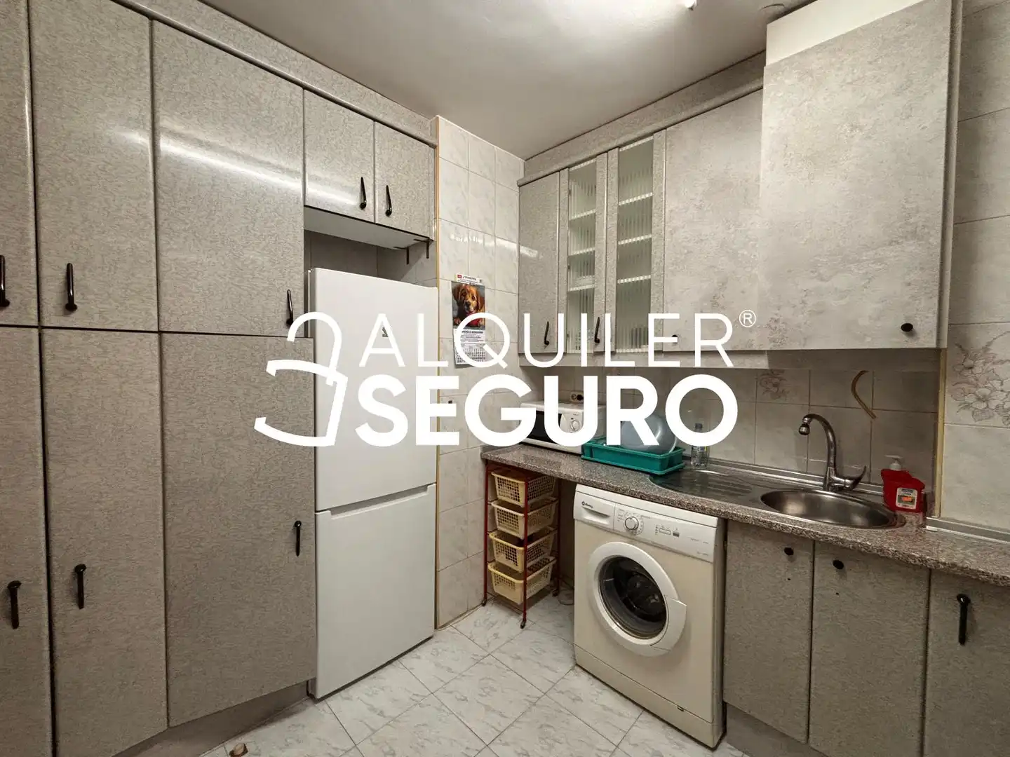 Kitchen of Flat for rent in Madrid  with Air Conditioner, Heating and Furnished