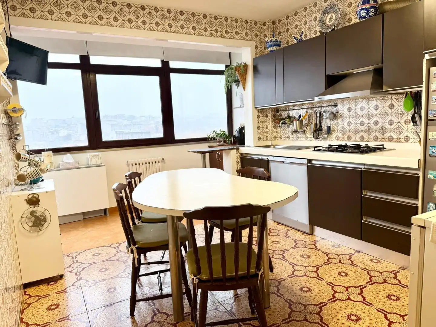 Cocina de Piso en venta en A Coruña Capital  con Calefacción, Terraza y Trastero