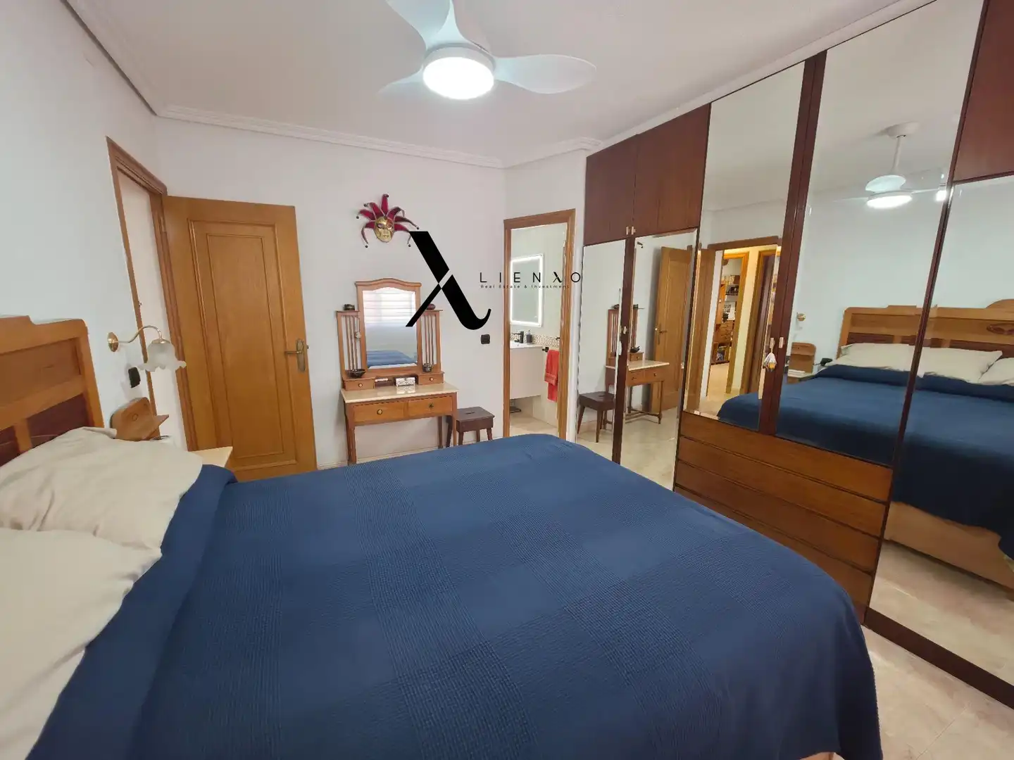 Schlafzimmer von Wohnung zum Verkauf in Murcia mit Klimaanlage, Heizung und Möbliert