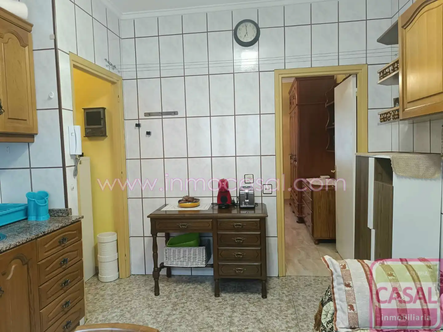 Schlafzimmer von Wohnung zur Miete in Aller mit Heizung, Abstellraum und Möbliert
