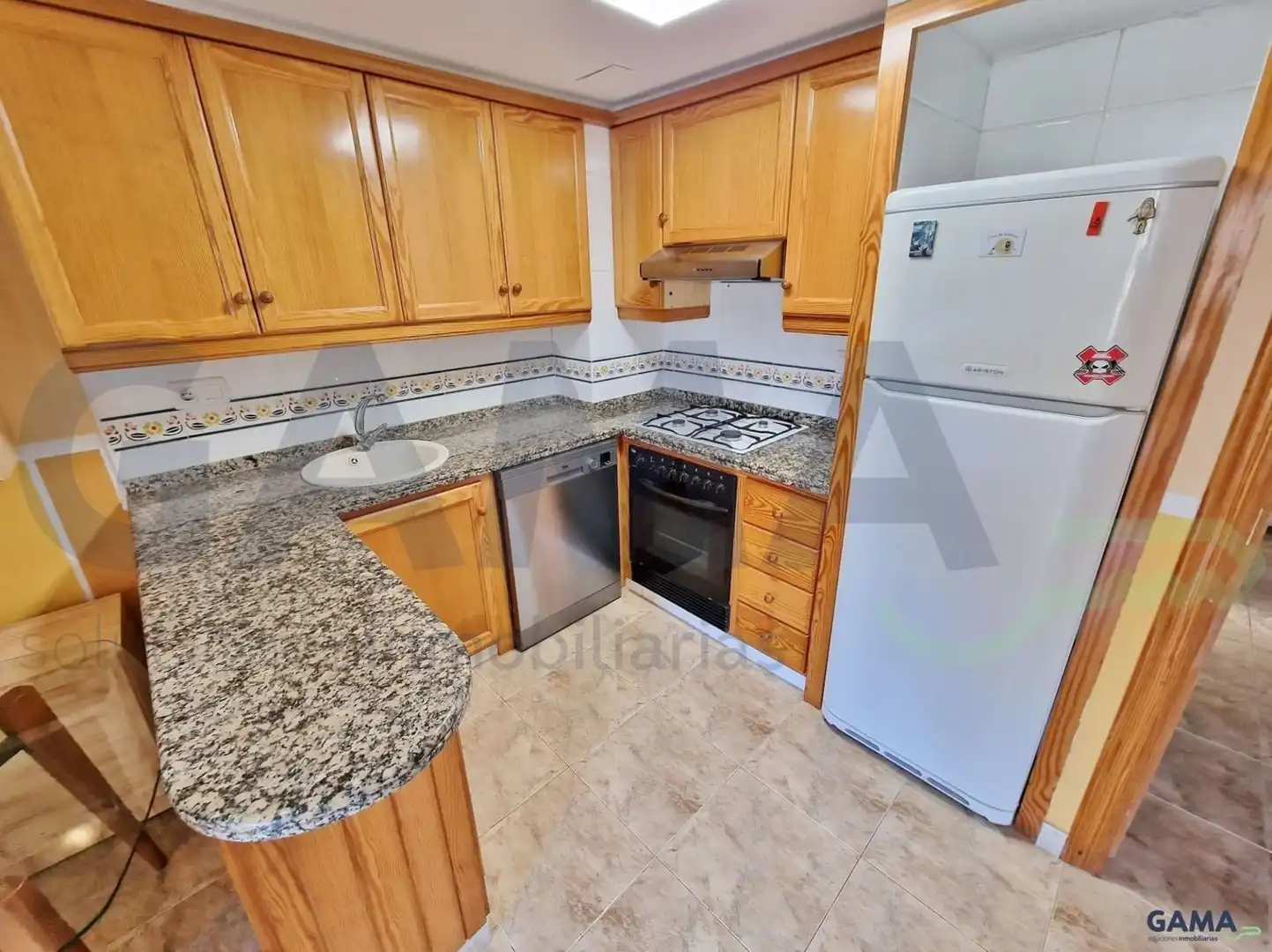 Küche von Wohnung zur Miete in Tavernes de la Valldigna mit Terrasse, Schwimmbad und Möbliert