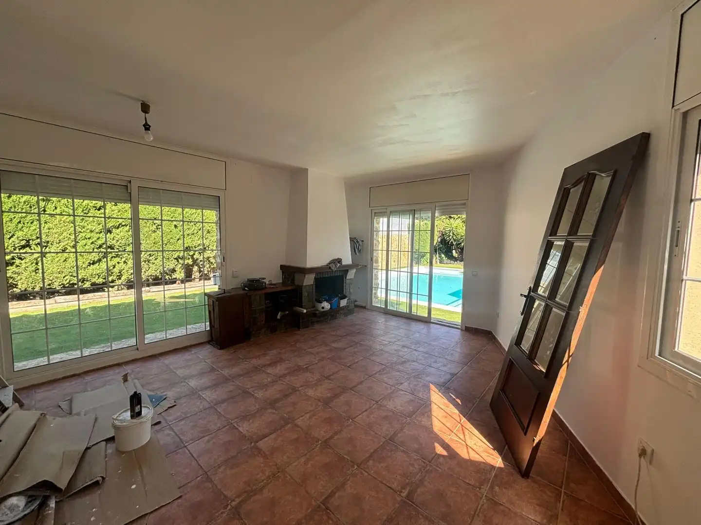 Jardí de Casa o xalet de lloguer en Sentmenat amb Calefacció, Jardí privat i Piscina