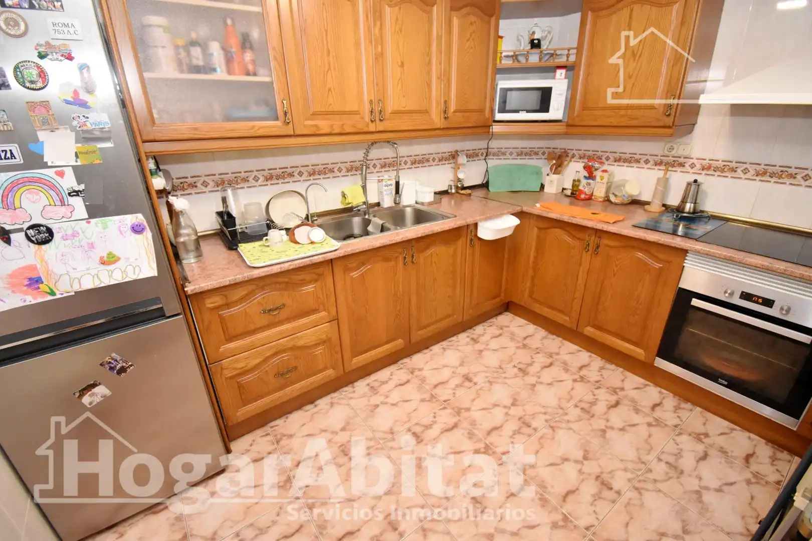 Cocina de Casa o chalet en venta en Castellón de la Plana / Castelló de la Plana con Aire acondicionado, Calefacción y Terraza