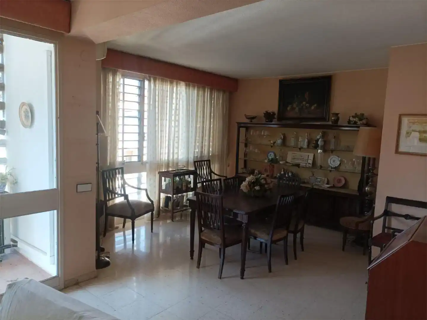 Dining room of Flat for sale in  Sevilla Capital  with Air Conditioner, Terrace and Balcony