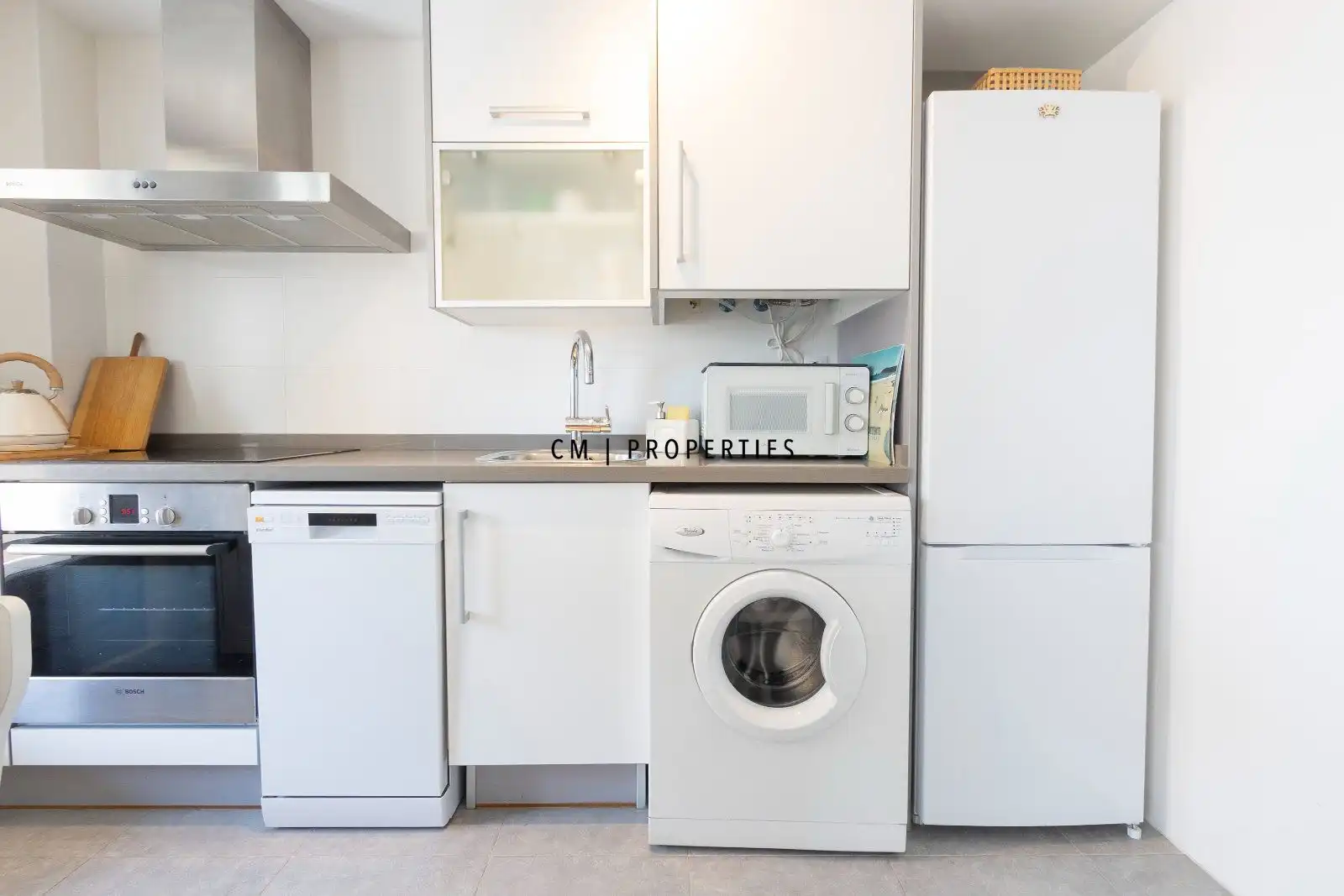 Kitchen of Apartments for rent in Moncofa  with Air Conditioner, Heating and Terrace