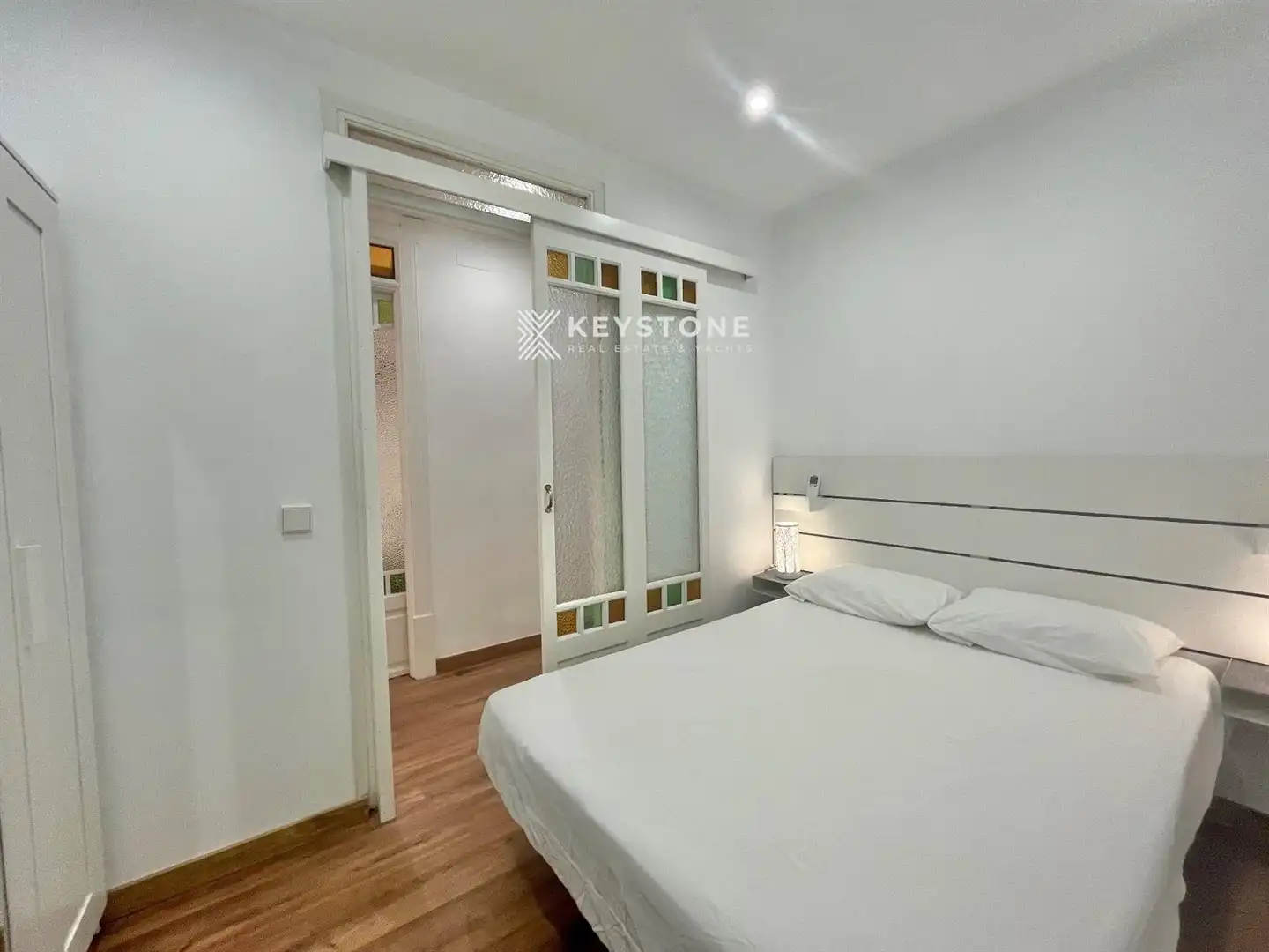 Bedroom of Flat for sale in  Palma de Mallorca  with Air Conditioner, Heating and Parquet flooring