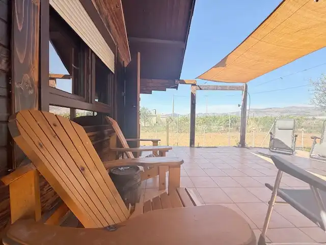 Terrasse von Country house zum Verkauf in Castellón de la Plana / Castelló de la Plana mit Klimaanlage, Privatgarten und Terrasse