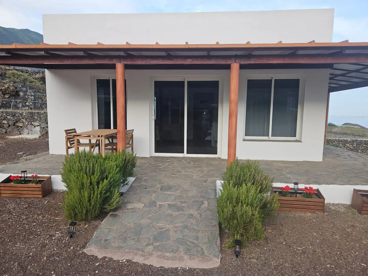 Terraza de Finca rústica en venta en Frontera con Terraza, Amueblado y Horno