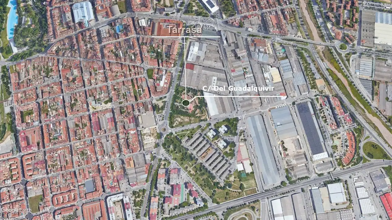 Vista exterior de Terreno en venta en Terrassa
