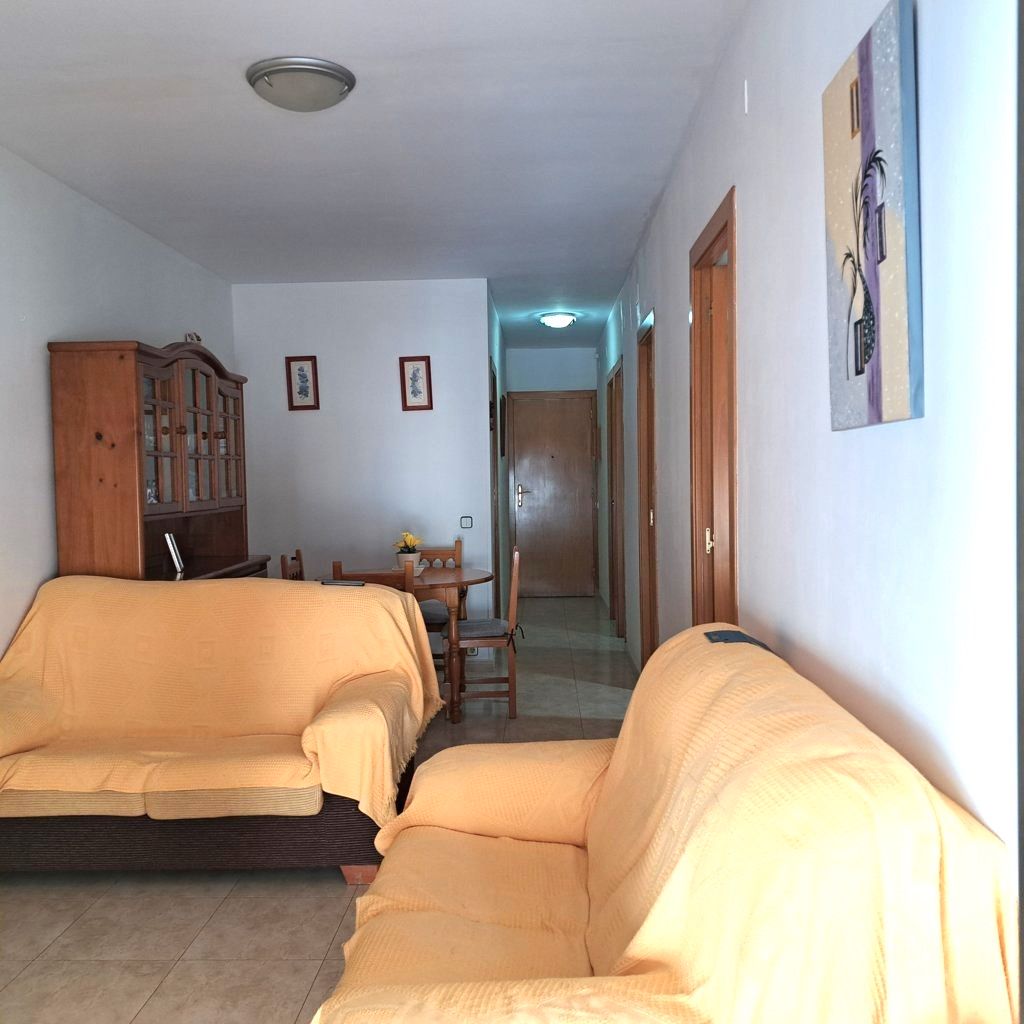 Living room of Flat for sale in Cunit  with Terrace, Storage room and Oven