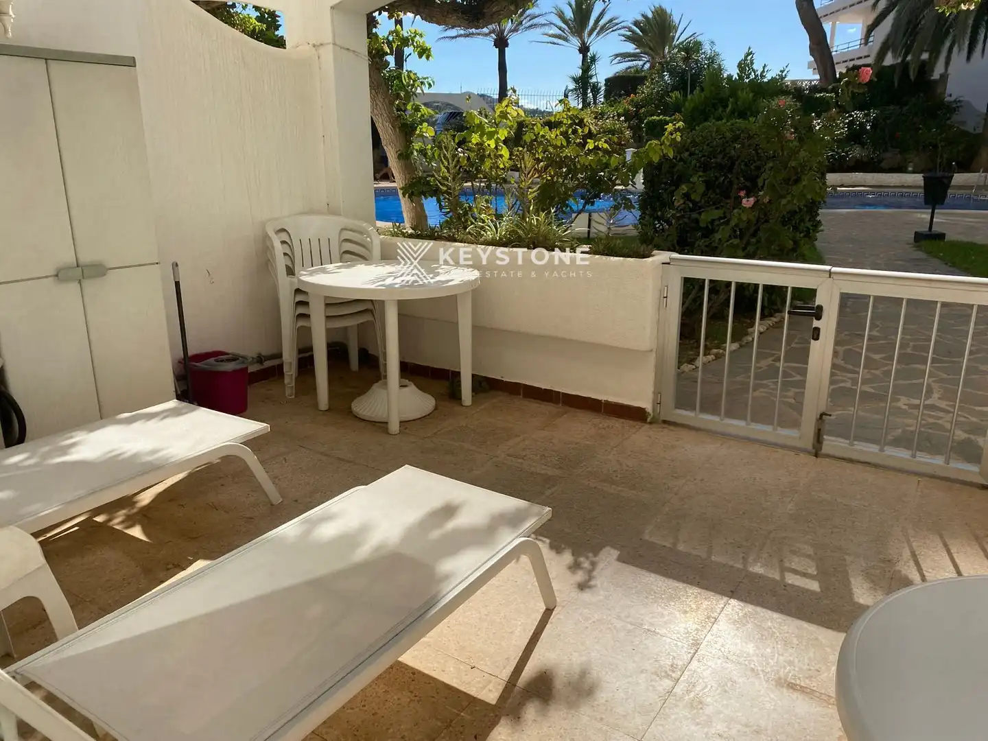 Terrace of Flat for rent in Calvià  with Air Conditioner, Terrace and Swimming Pool