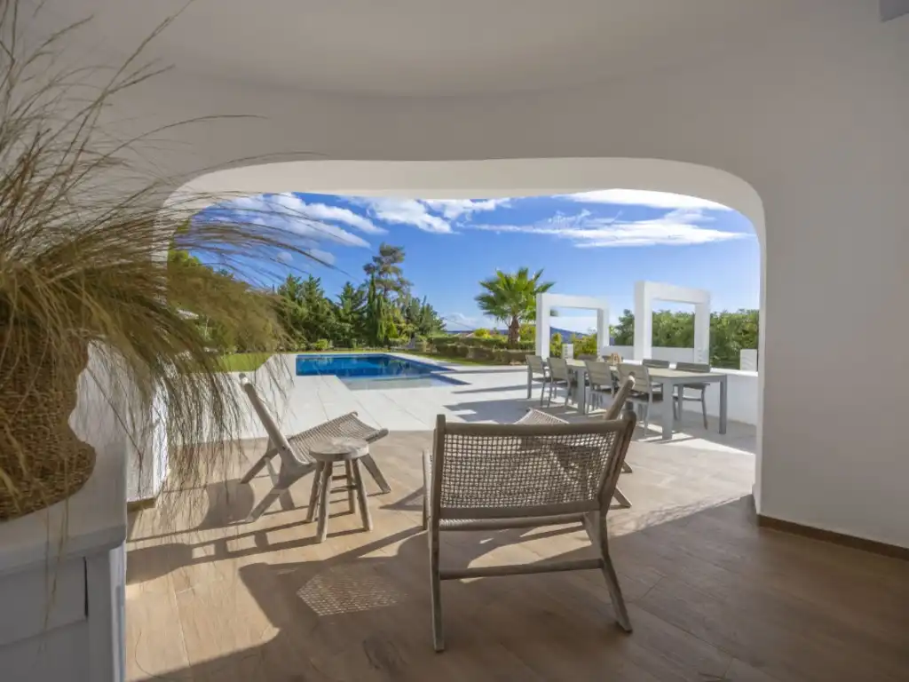 Terrace of Houses for sale in Jávea / Xàbia  with Air Conditioner, Terrace and Swimming Pool