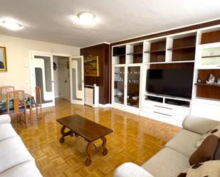 Living room of Flat for sale in  Madrid Capital  with Air Conditioner, Heating and Private garden