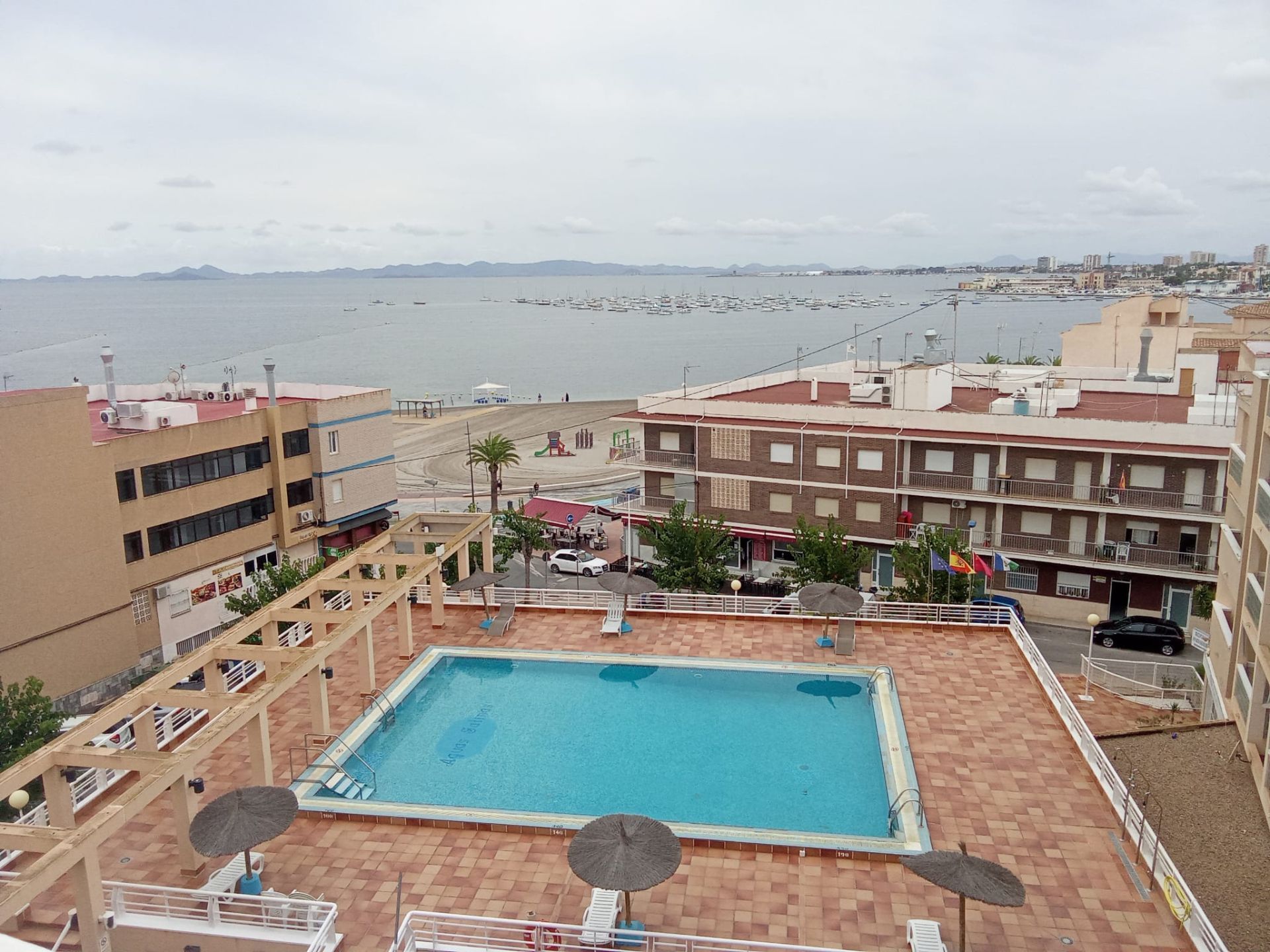 Swimming pool of Flat for sale in San Pedro del Pinatar  with Air Conditioner, Heating and Terrace