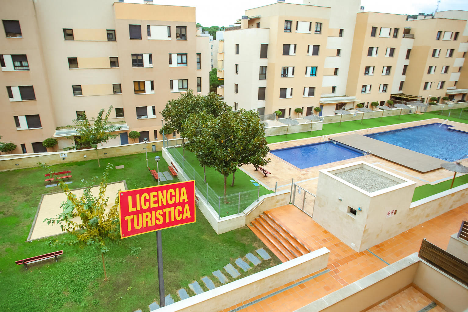 Piscina de Apartamento en venta en Lloret de Mar con Calefacción, Jardín privado y Piscina