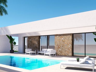 Xalet amb piscina en venda a Finestrat Pueblo
