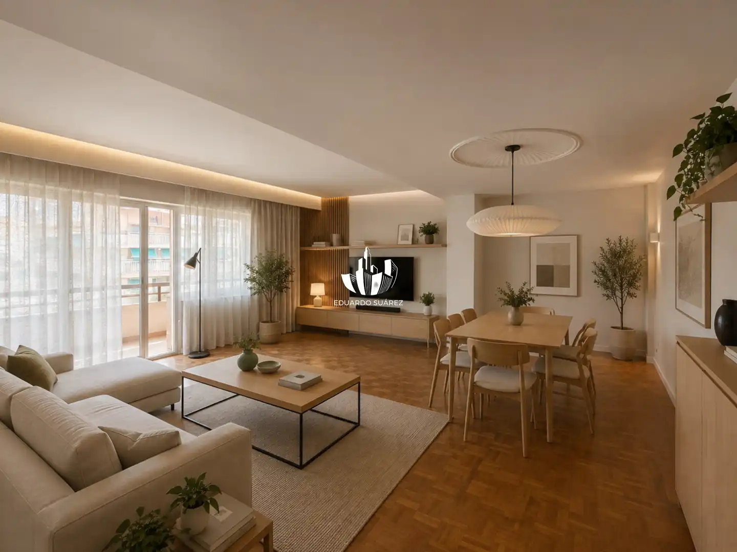 Sala de estar de Piso en venta en Hortaleza