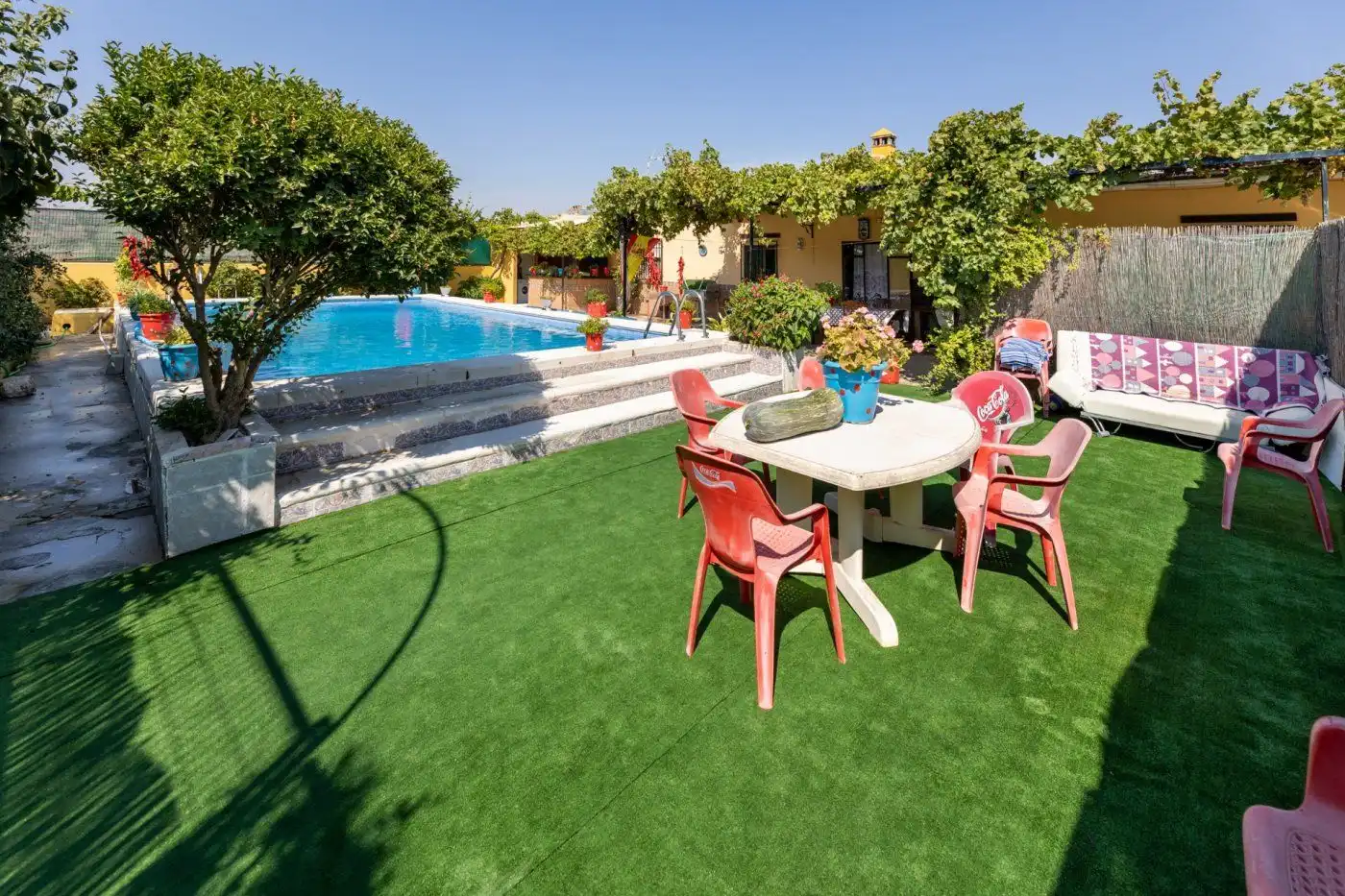 Terraza de Finca rústica en venta en Alhama de Granada con Aire acondicionado, Jardín privado y Terraza
