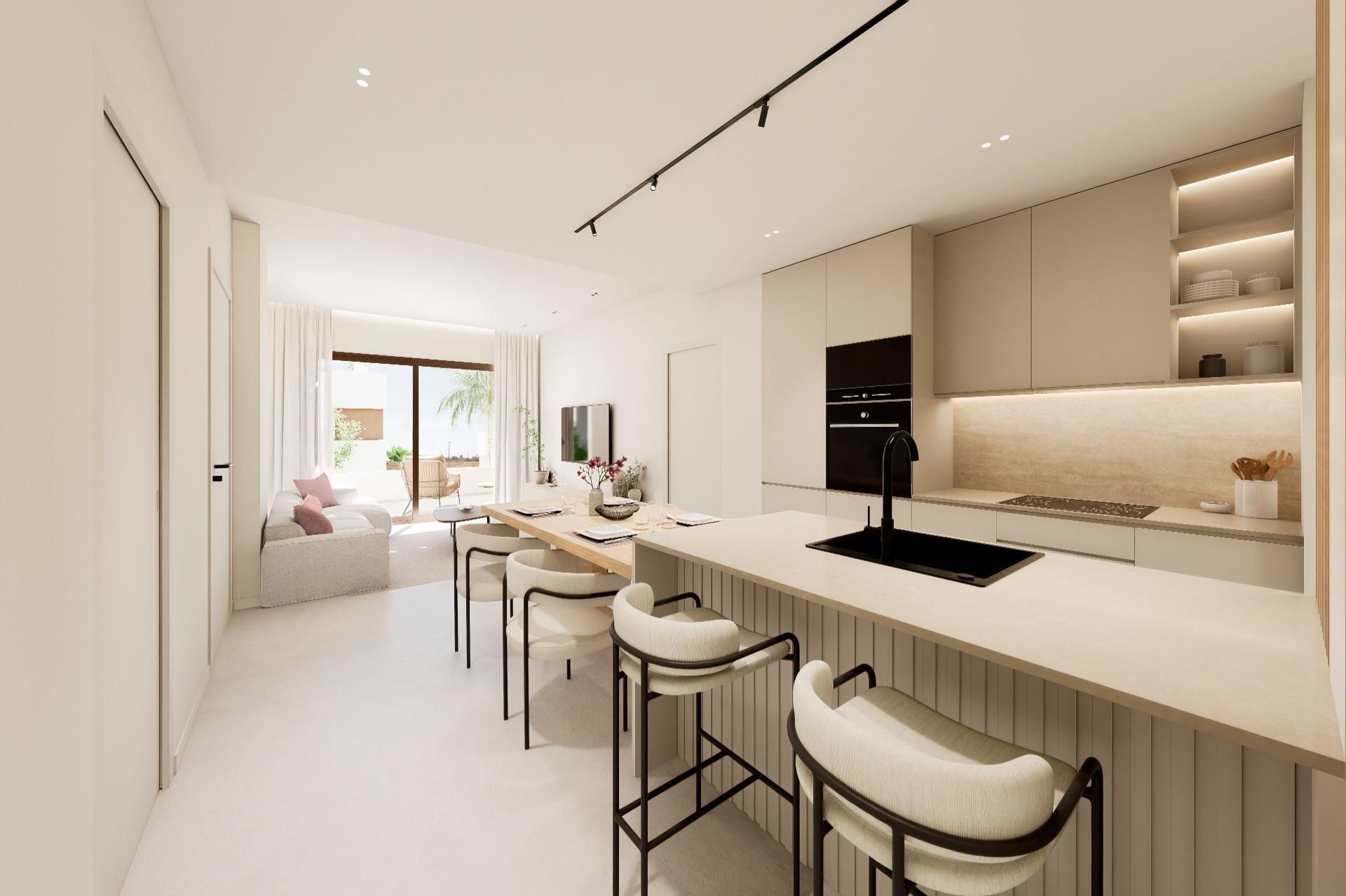 Kitchen of House or chalet for sale in Los Alcázares  with Air Conditioner, Terrace and Community pool