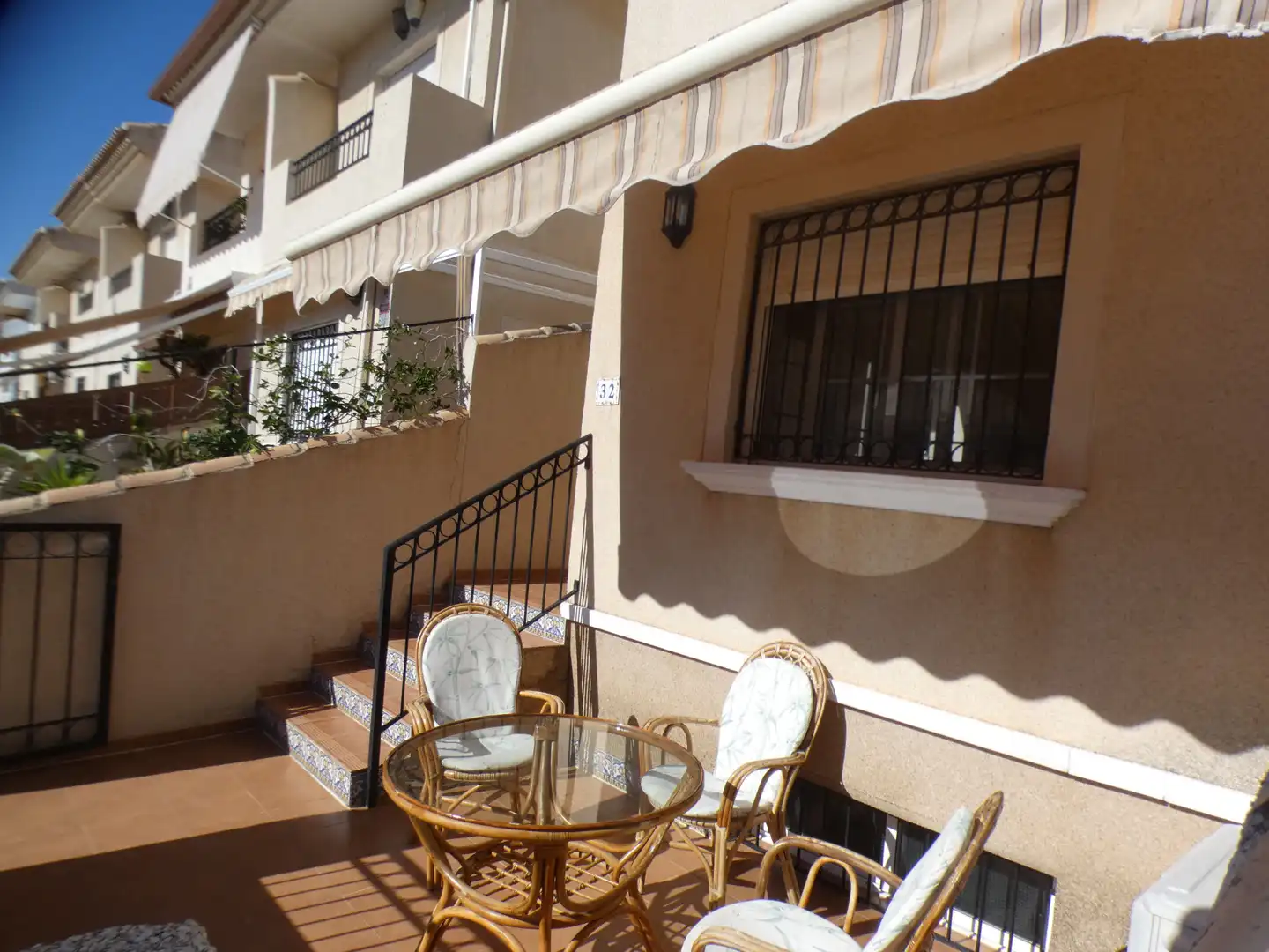 Terraza de Casa adosada en venta en San Pedro del Pinatar con Aire acondicionado, Jardín privado y Amueblado