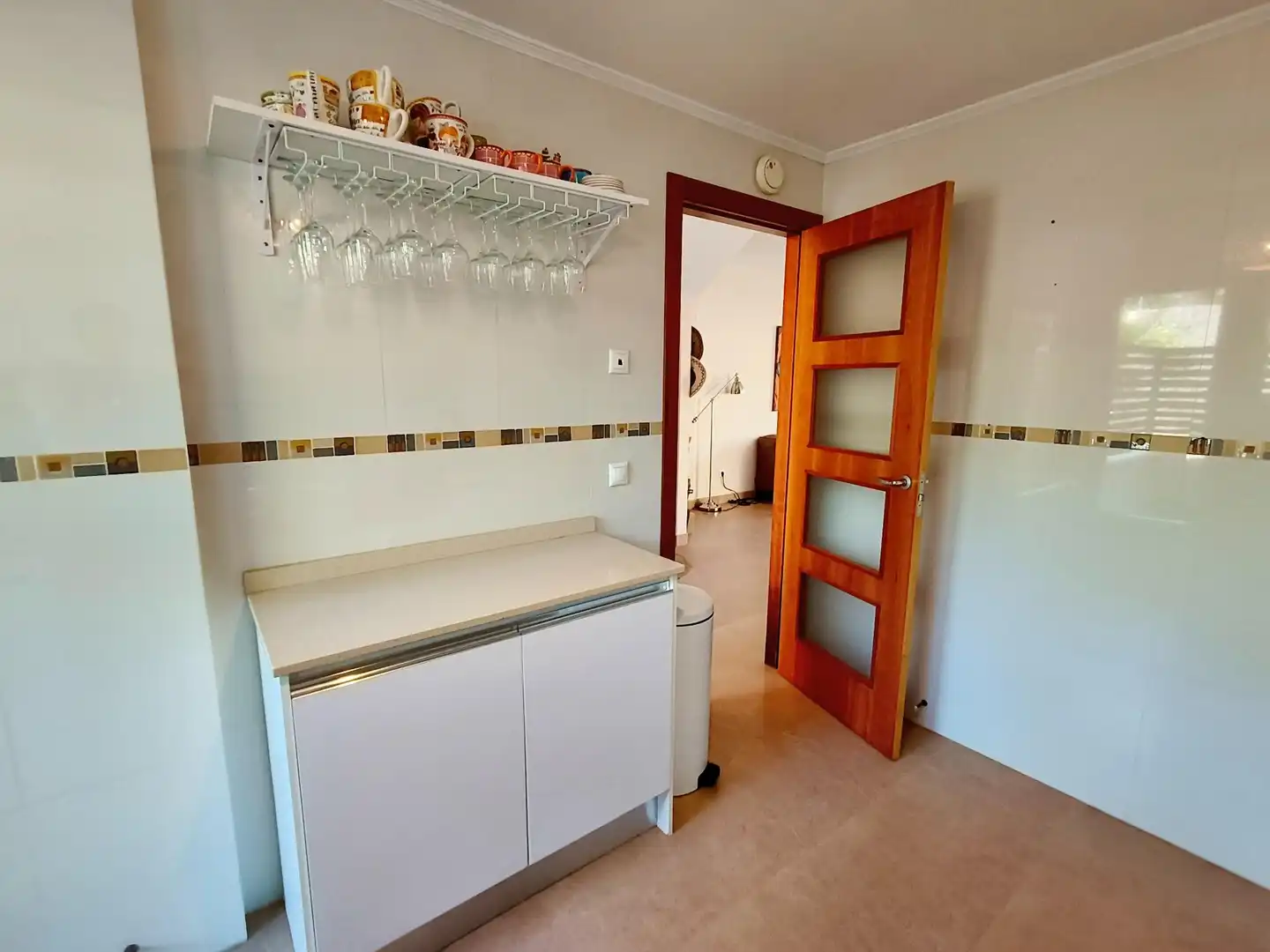 Cuina de Casa adosada en venda en Moraira amb Aire condicionat, Calefacció i Jardí privat