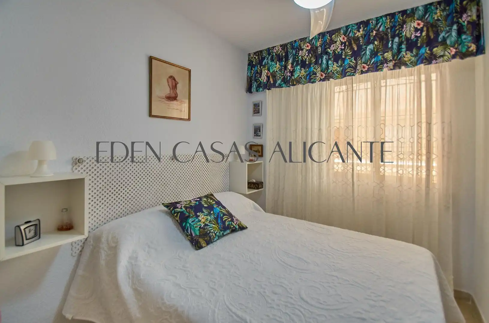 Bedroom of Flat for sale in El Campello  with Air Conditioner, Heating and Private garden