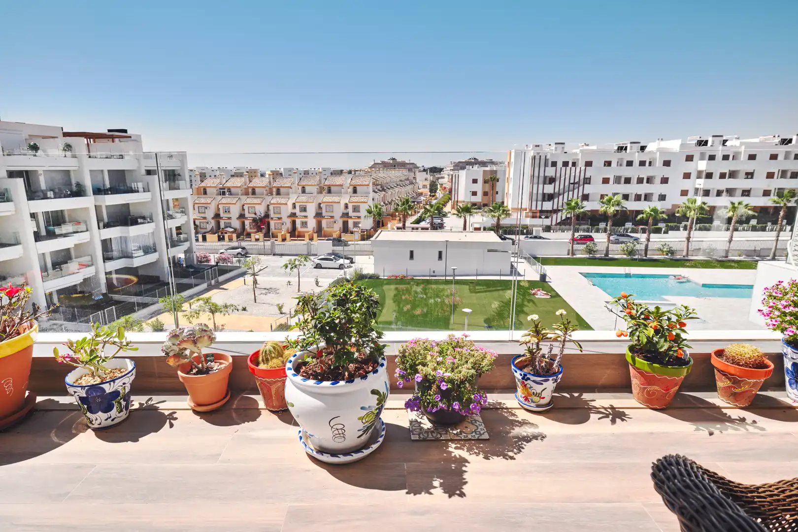 Terrasse von Wohnungen zum Verkauf in Orihuela