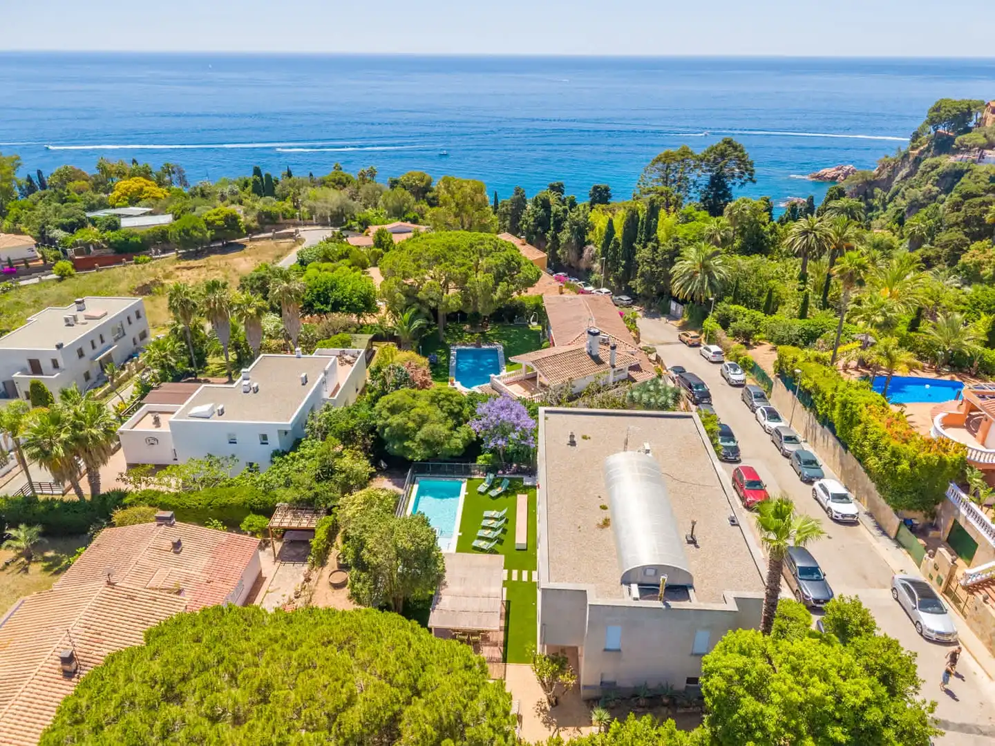 Vista exterior de Casa o chalet de alquiler en Blanes con Aire acondicionado, Calefacción y Jardín privado