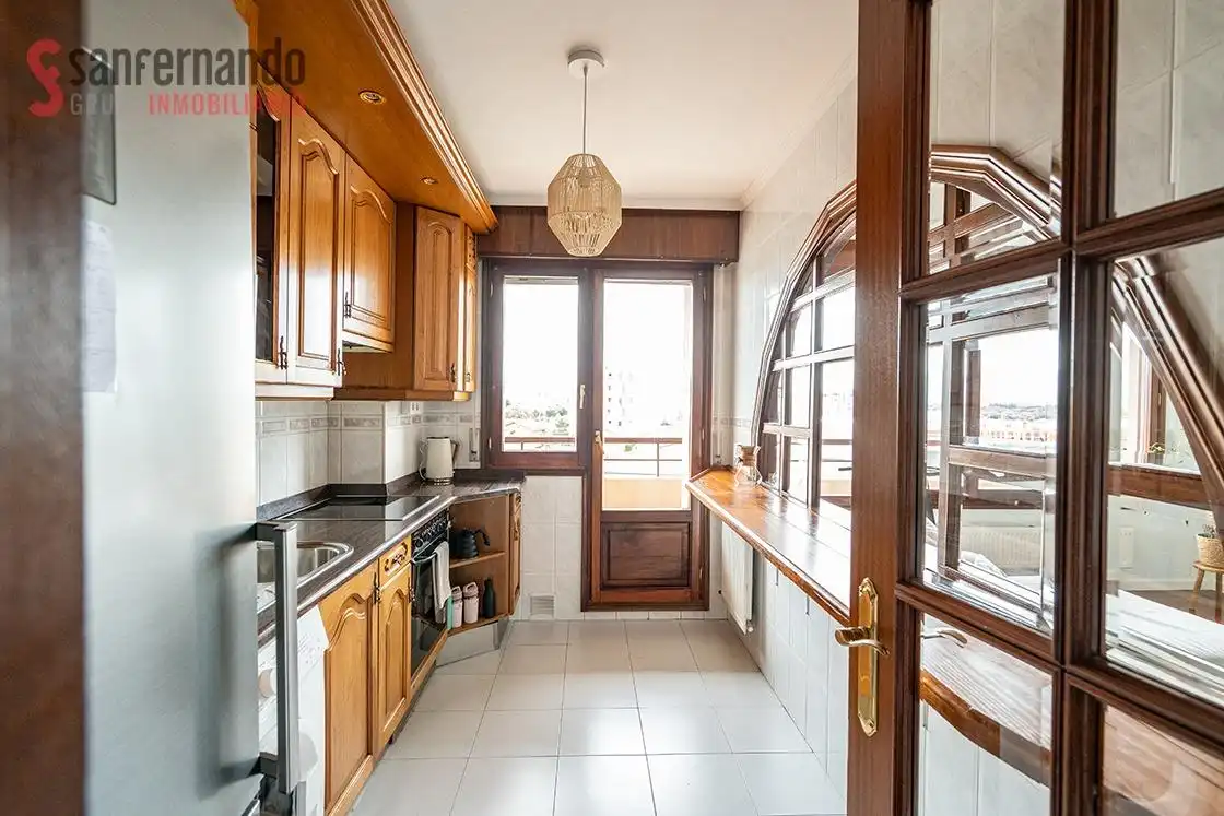 Kitchen of Duplexes for sale in Santander  with Heating and Balcony