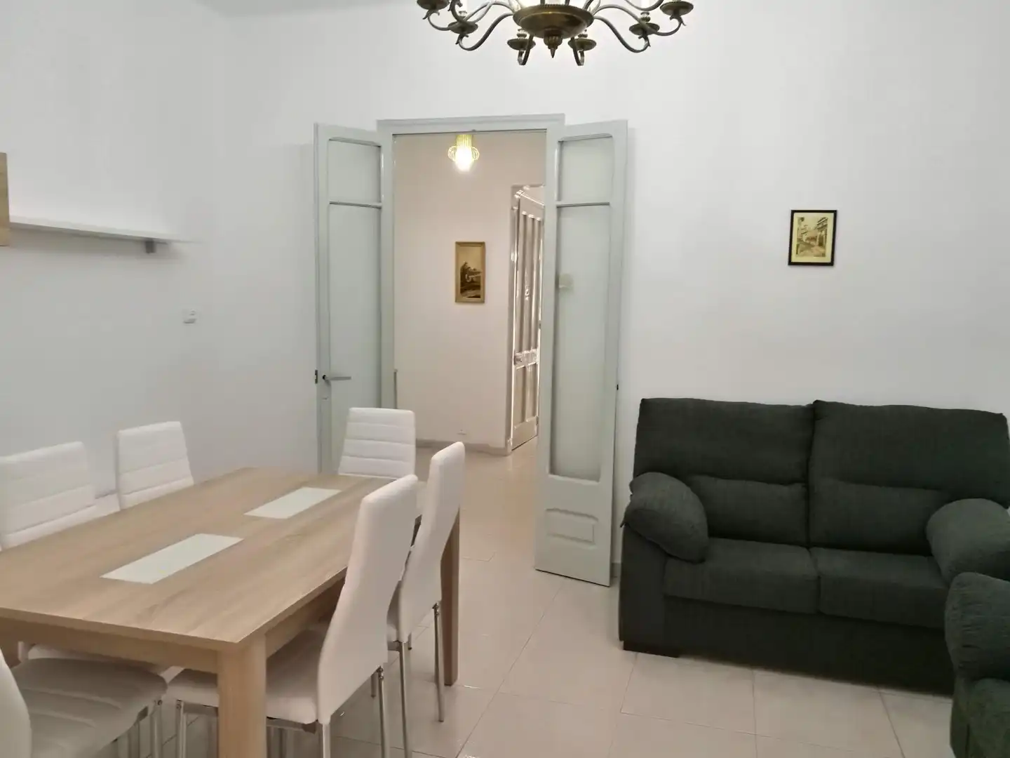 Sala d'estar de Casa adosada de lloguer en Bellvís, Lleida